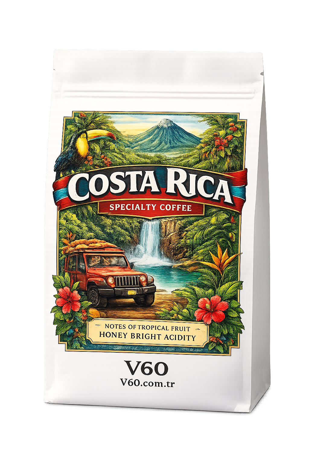 Kosta Rika Çekirdek Kahve v60