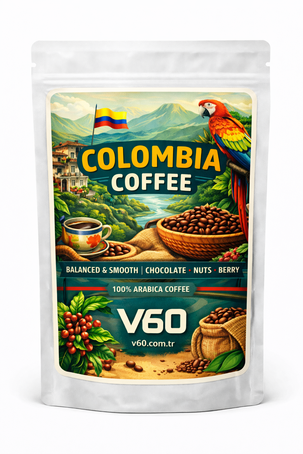 Kolombiya Çekirdek Kahve V60